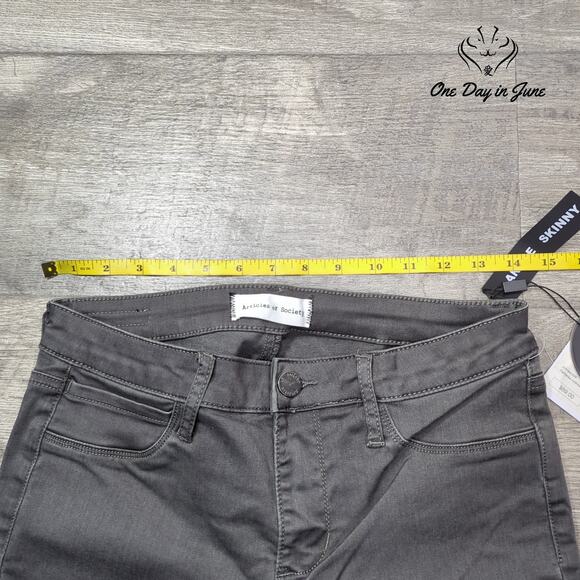 Articles of Society Fairbanks Mid Rise Skinny Ankle Jeans Size 27 (4) - Picture 3 of 6